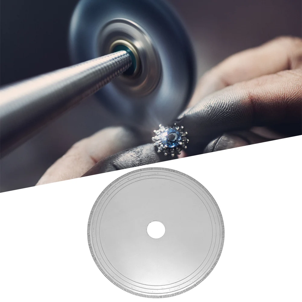 Diamond Lapidary Saw Disc Blade Diamond Cutting Disc Blade for Crystal(150*20*0.5mm)