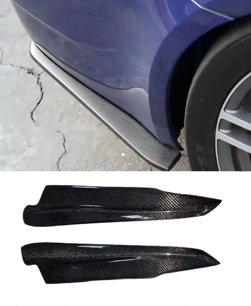 

Real Carbon Fiber FRP Black Rear Diffuser Splitter Bumper Canard For BMW 3 Series E90 M3 Coupe 2 door Lip Splitters Aprons