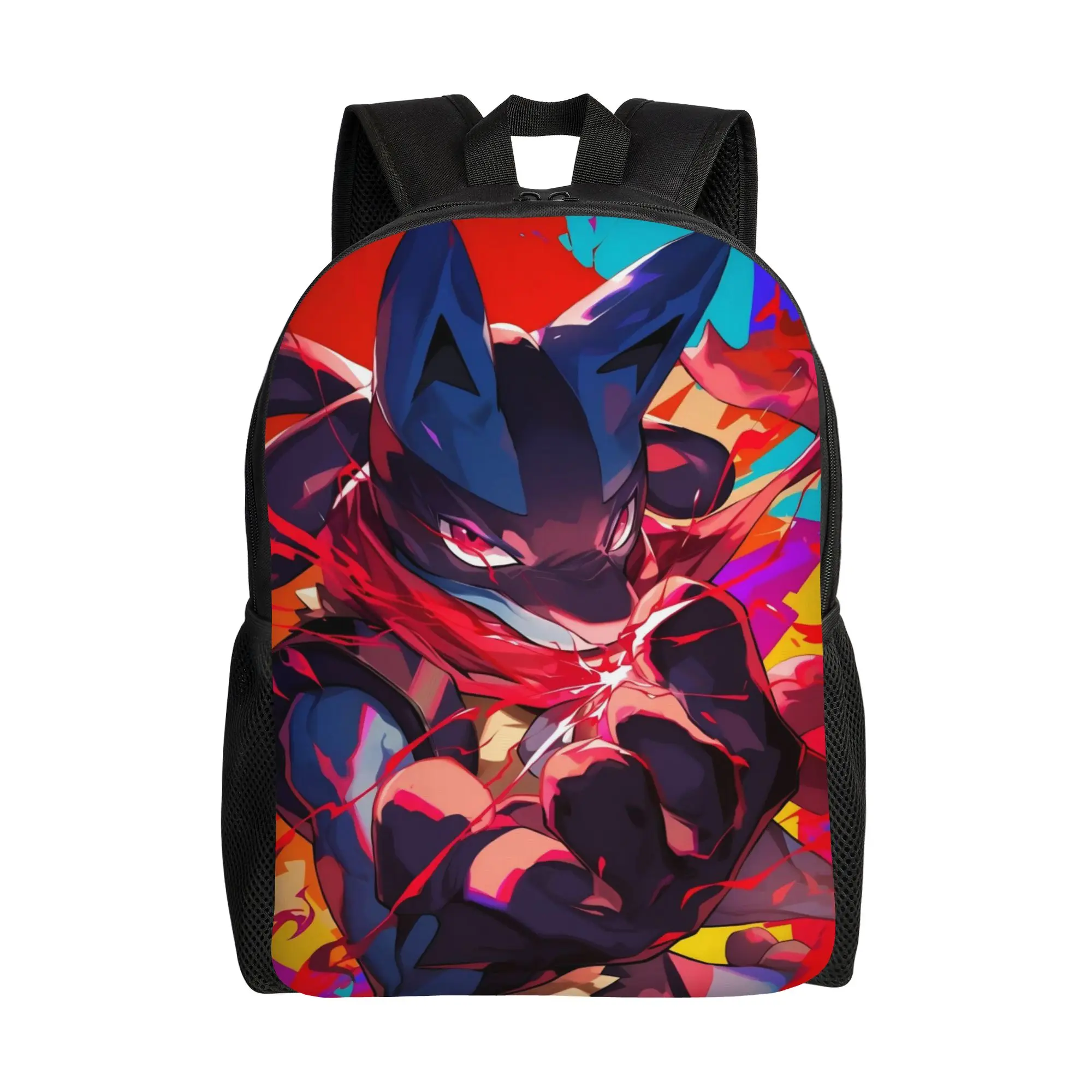 

Back to school season Super Quality Lucario Laptop Bag Pokemon Ladies College Bag Backpack
