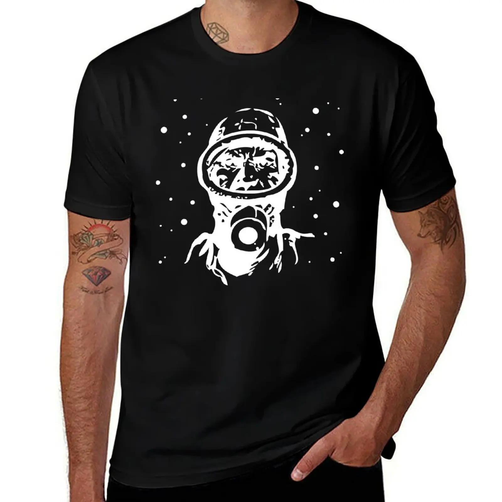 Camiseta THE ETERNAUT Graffity (El Eternauta), versión azul, camisas de lujo para hombre, gráfico para hombre