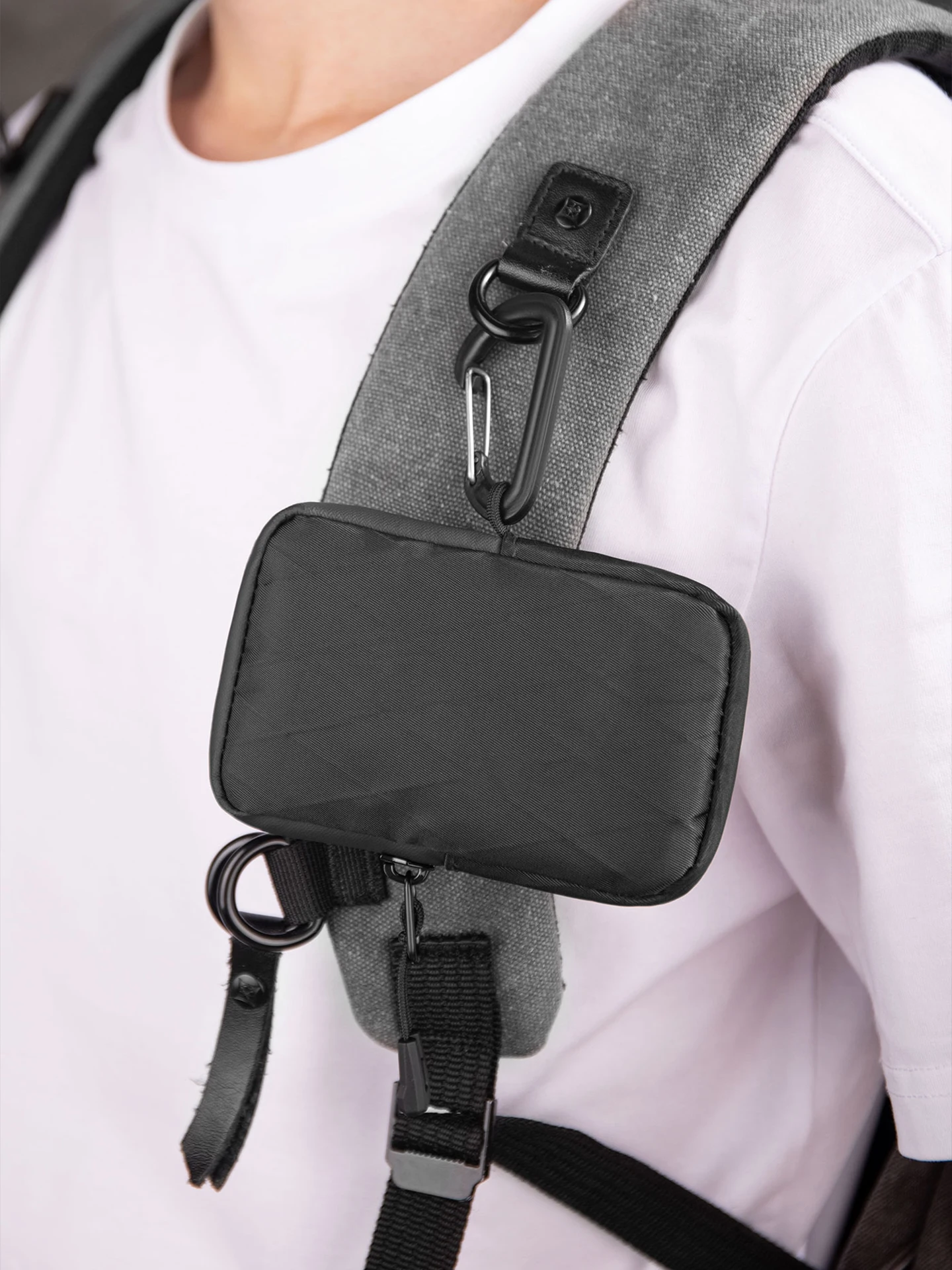 Multifunktionale Taktische Kopfhörer-Tasche Münzbeutel Kleine Tasche Outdoor Leichtgewicht EDC-Beutel Tragbarer Kartenhalter – Detail 7