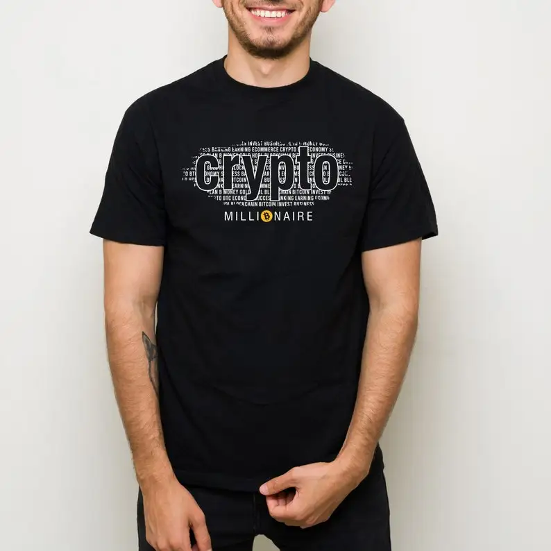 Crypto Millionaire t-shirt | Crypto tshirt | Bitcoin tee | Crypto Satoshi tshirt