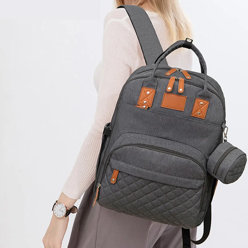 

Portable Mommy Multifunctional Backpack Mom And Baby, Handheld Maternity Bag School Bags For Teenagers Storing Baby Supplies