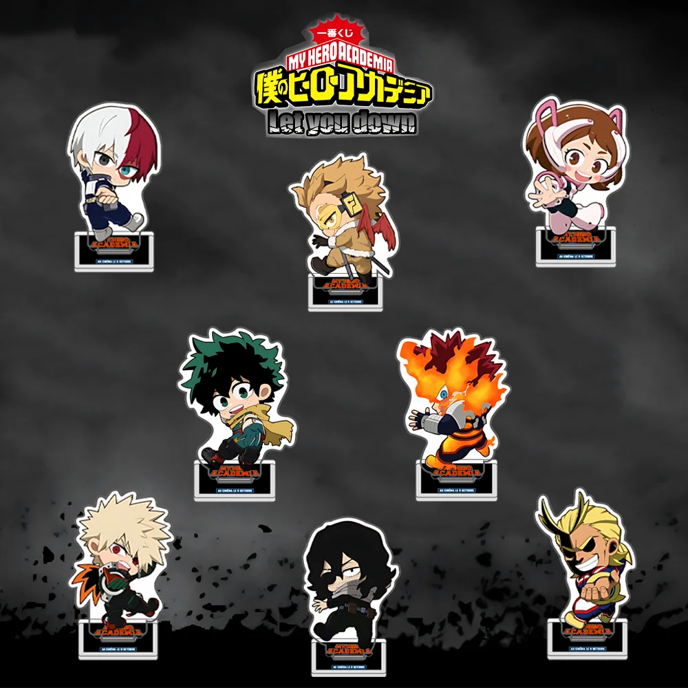 Anime meu herói academia 10cm suporte acrílico izuku midoriya decorações de mesa acessórios decoração presentes produtos requintados