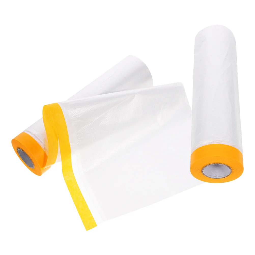 2 Rolls Disposable Window Insulation Kit Isolation Sealing Film Pe Cover for Winter