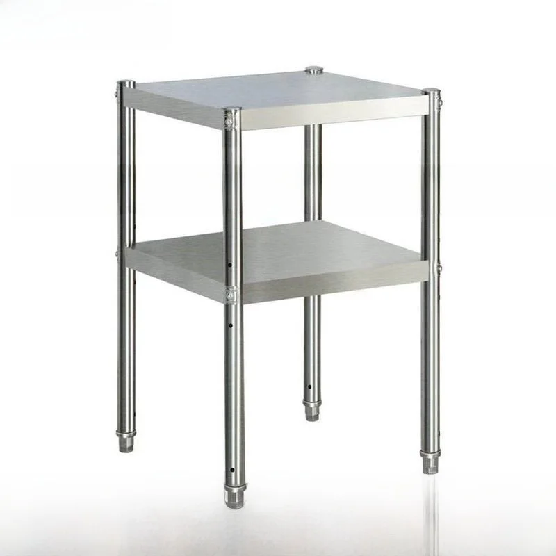 

Стеллаж для хранения из нержавеющей стали 304, модель 82287, отдельностоящий, для микроволновой печи и духовки, квадратный, для домашнего использования, двухъярусный