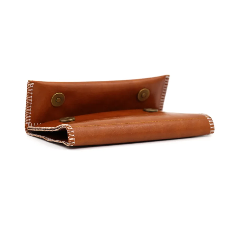 Leather Tobacco Pouch Bag Case Tobacco Pipe Smoking Bag Pouch Herb Tobacco Bag Case Wallet Bag Tip Paper Holder Bag Pouch Case