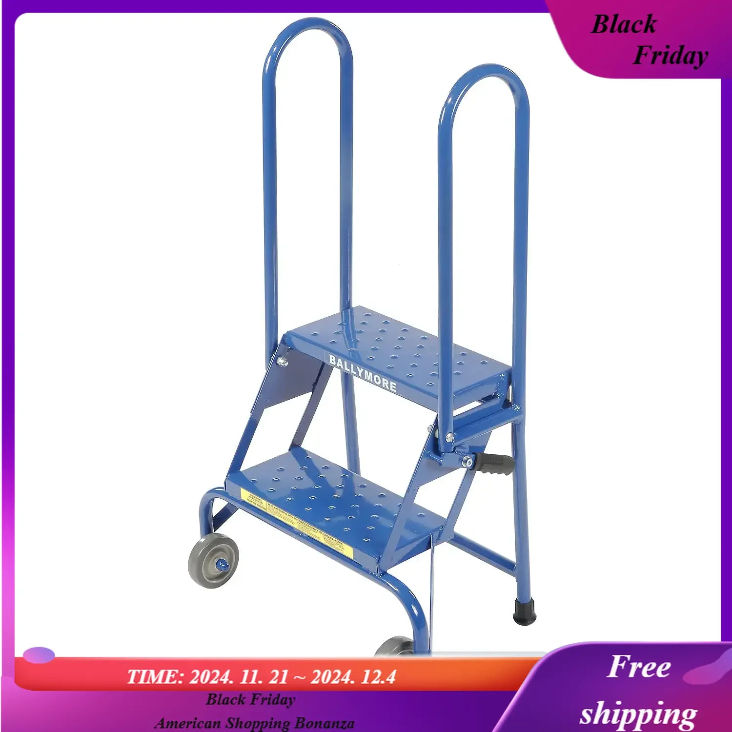 2 Step Lock-N-Stock Folding Ladder