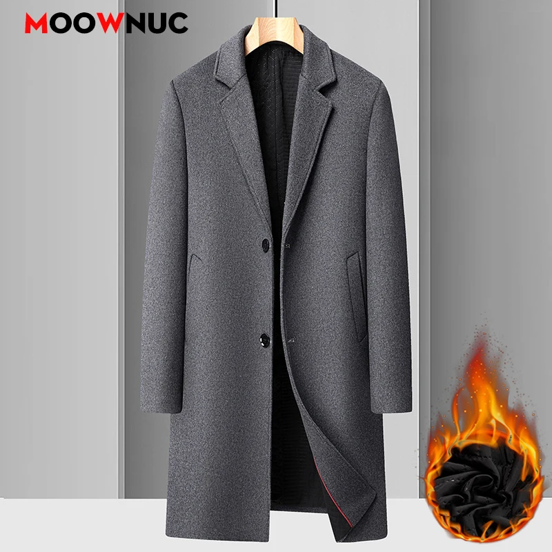 

Шерстяное пальто Мужская осенняя мужская одежда Пальто Мужской шерстяной плащ Зимнее мужское пальто Мужская одежда Теплое пальто Мужской длинный стиль