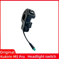 Original Headlight switch for Kugoo Kukirin M5 Pro Electric Scooter Turn signal switch Skateboard Horn button Accessory