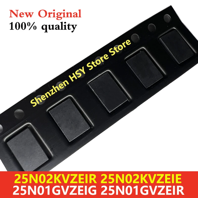 (5 sztuk) 25N01GVZEIR 25N02KVZEIR 25N02KVZEIE 25N01GVZEIG W25N02KVZEIR W25N02KVZEIE W25N01GVZEIG W25N01GVZEIR QFN-8