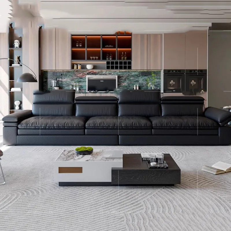 الجلود كسول أريكة في الهواء الطلق الاقسام غرفة نوم صالة كرسي غرفة المعيشة الأرائك الشمال الاسترخاء Sillon كاما مجموعات أثاث الحديقة #2