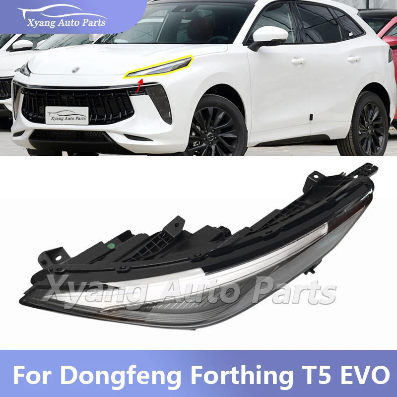 

Daytime Running Light DRL Turn Signal Light For Dongfeng Forthing T5 EVO Front Bumper Fog Light Lamp SX5G4112110 SX5G4112120