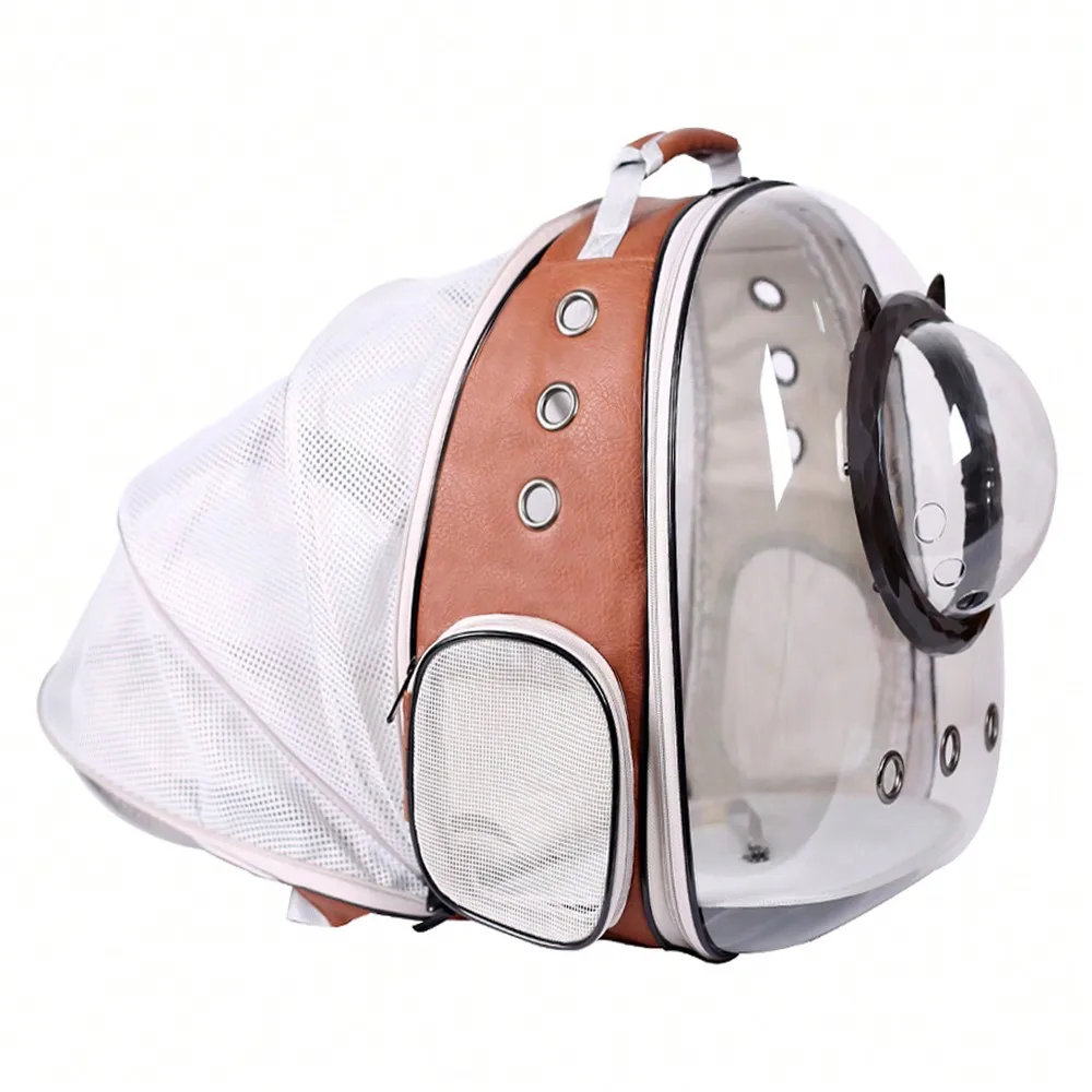 

Cat Carrier Backpack, Backpack For Bunny Kitten Small Puppy, Airline Approved Large Fat Cat Clear Bubble Window Backp