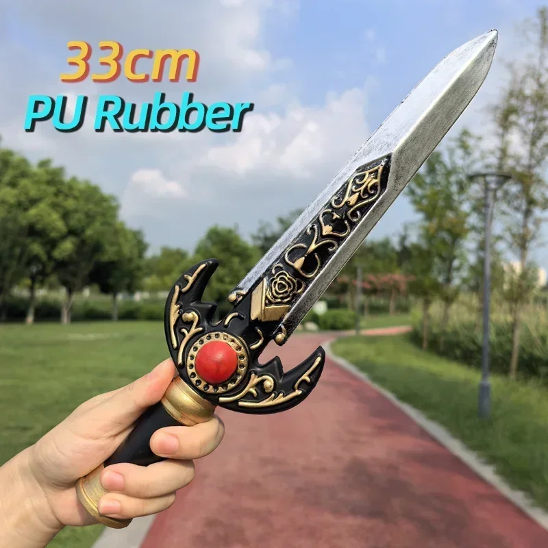 Couteau épée poignard 1:1 7 Styles 32cm, jeu de film, écailles de poisson Anime, modèle accessoire de Cosplay, arme en PU, cadeau de jeu de rôle frais