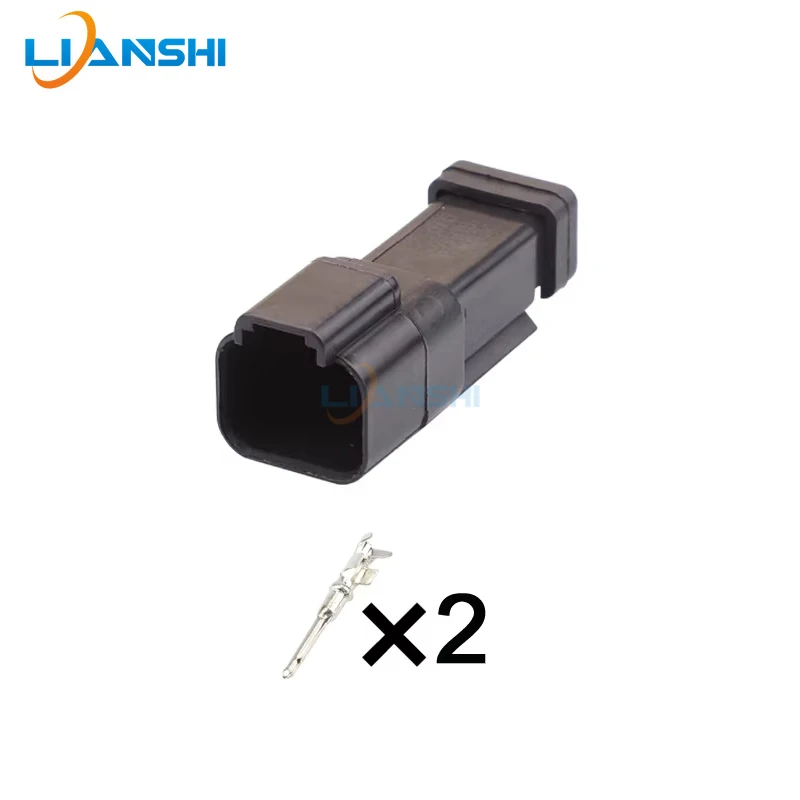 2 Pin DT06-2S-E005 DT04-2P-E005 Waterproof Connector Plug For Excavator Daytime Running Light Spotlight Rear Cover