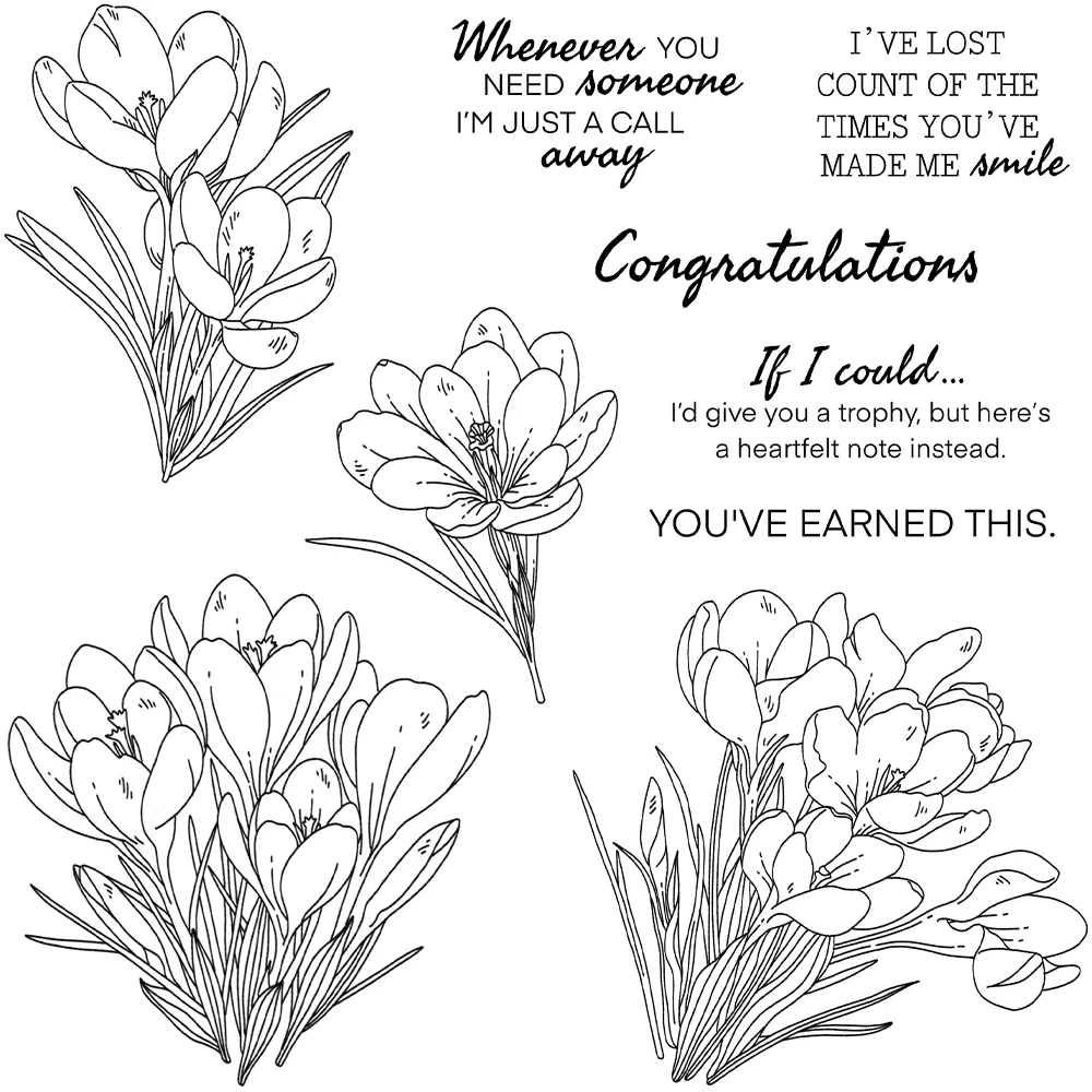 Mangocraft Zephyranthes Candida Cutting Dies Clear Stamp DIY Scrapbooking Metal Dies Silicone Stamp For Cards Albums Crafts