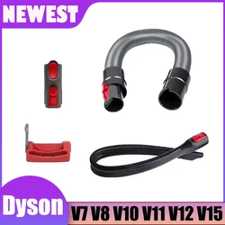 Kit d'adaptateur de tuyau pour aspirateur Dyson V8, V10, V7, V11, V12, V15, outil crevasse, connexion et extension flexibles