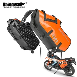 Rhinowalk Motorcycle Pannier Bag Waterproof 18L/28L/48L Motorcycle SaddleTail Bag Travel Luggage Storage Bag For KTM BMW 2PCS