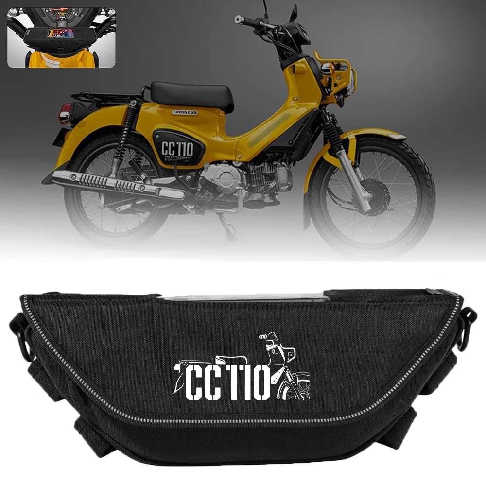 

For HONDA CC110 cc 110 Motorcycle accessory Waterproof And Dustproof Handlebar Storage Bag navigation bag