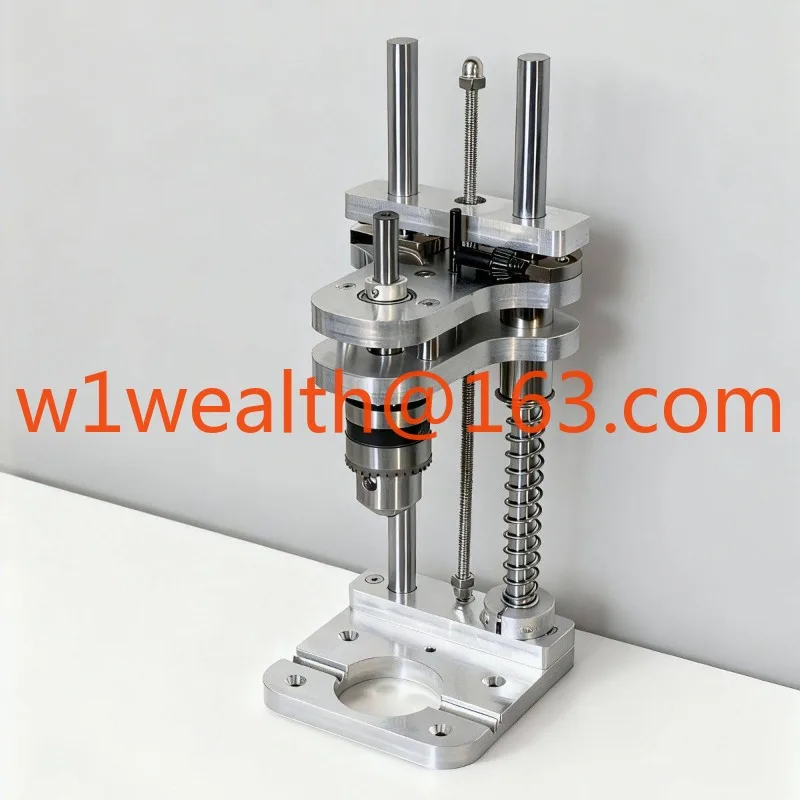 Woodworking punching bracket aluminum profile positioning vertical desktop small lithium battery drill bracket tool mini DIY