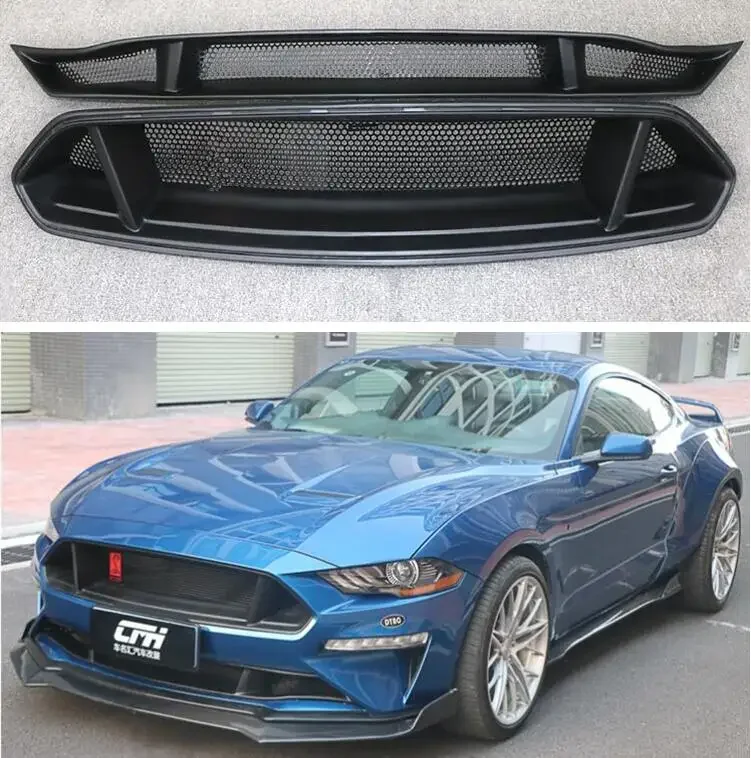 

2 шт., сетчатые решетки для переднего бампера Ford Mustang 2018 2019 2020 2021 (2 шт./комплект)