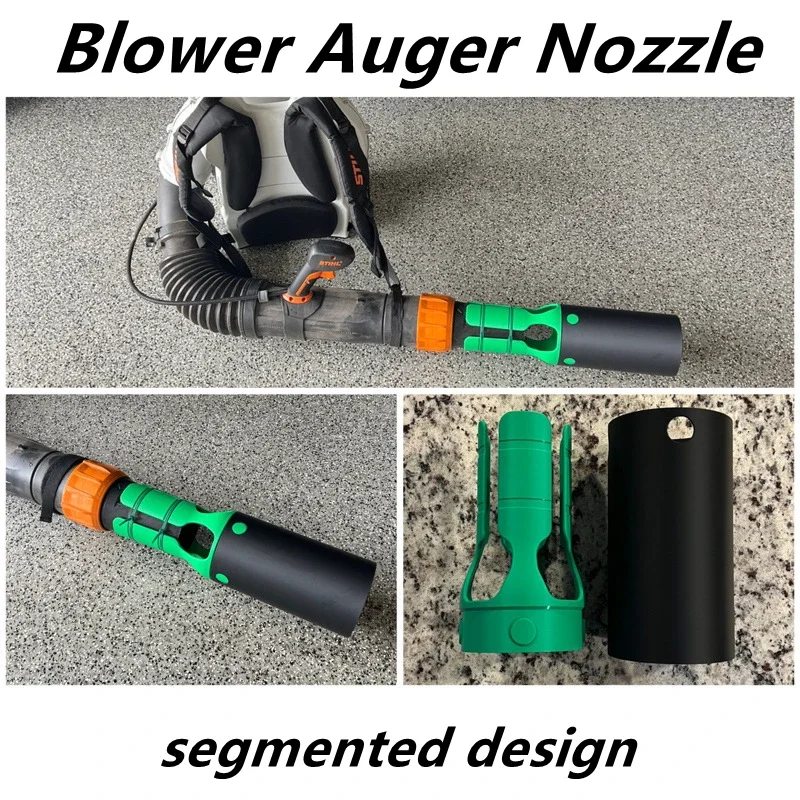 

3D-печатная насадка для вентилятора, шнековая насадка для вентилятора листьев, адаптер для крепления воздушного усилителя с улучшением вихревого типа