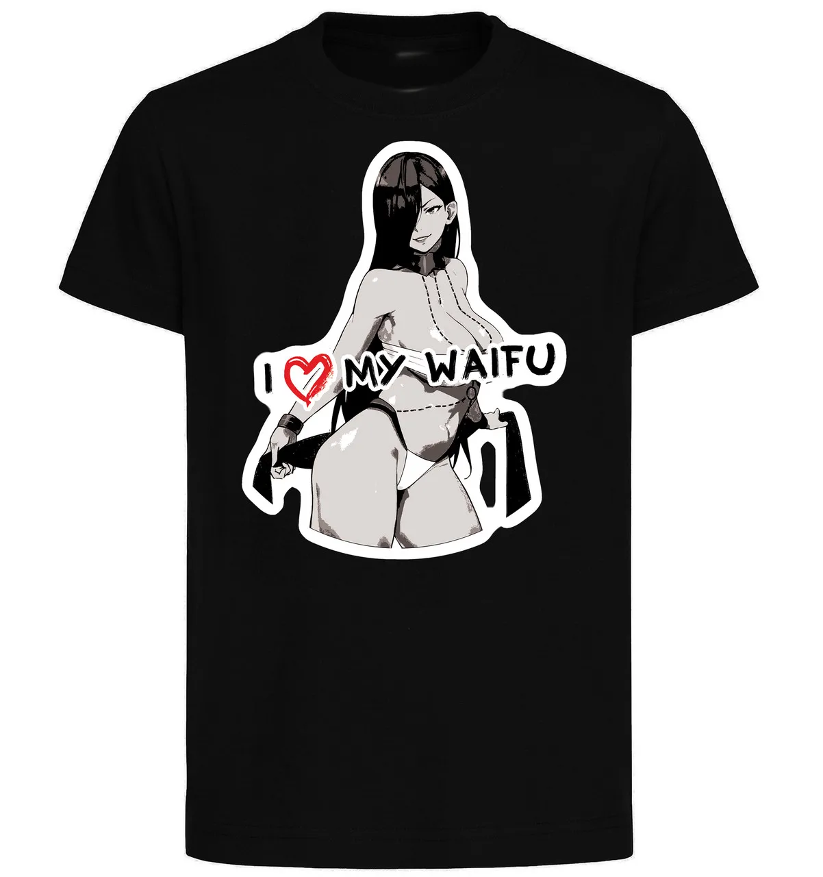 

T-Shirt Black - Black Ink - Danmachi - Aisha- PE0392