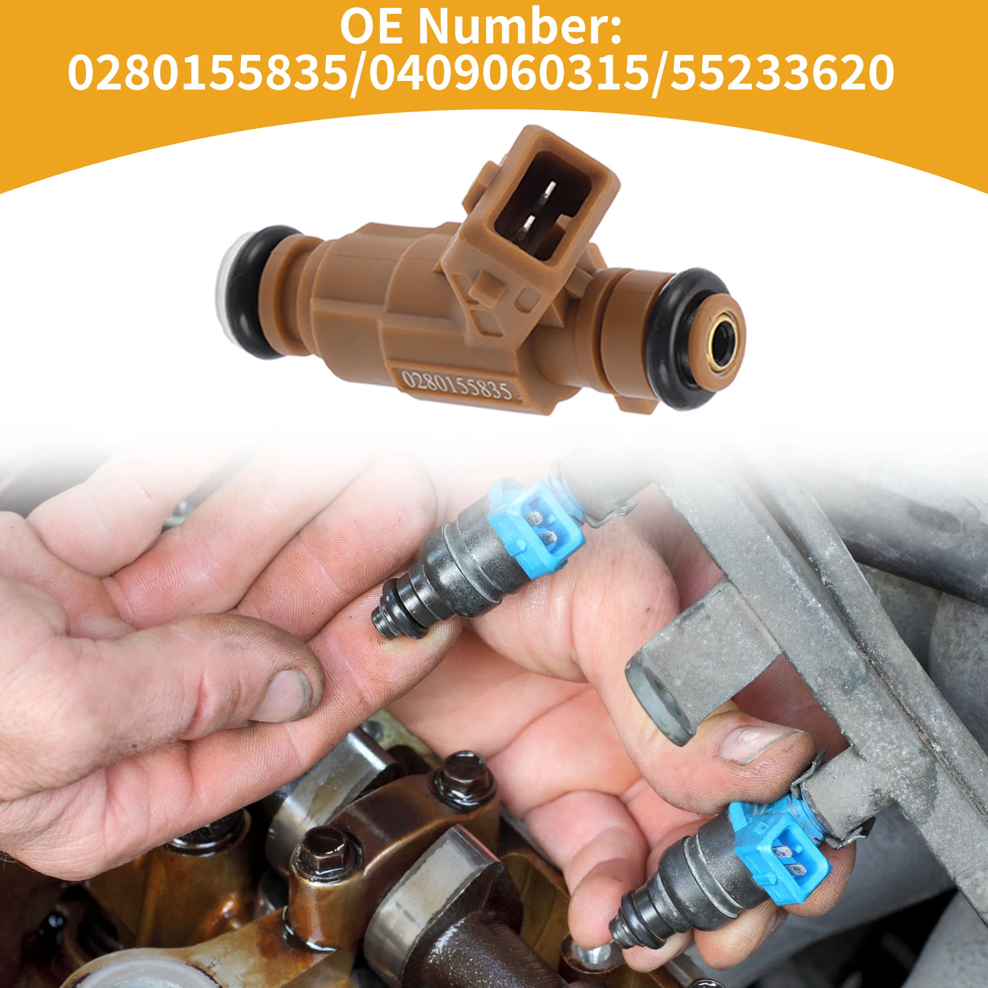 

UXCELL 1 шт. No 0280155835/0409060315 Топливная форсунка для Volkswagen Kombi 1.6 1997-2005 гг.