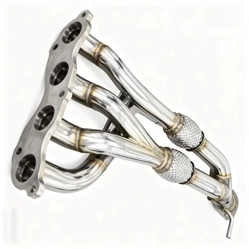 High Performance Stainless Steel Exhaust Manifold Header for Honda Accord CD5 K24 Swap 1994+ Precision Fitment
