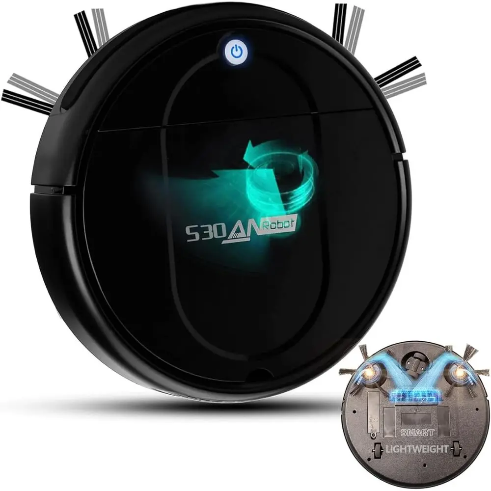 3-in-1 Robot Vacuum & Mop for Pet Hair | 4500Pa Suction, 120 Min Runtime, Ultra-Thin & Quiet, Smart Mapping, Ideal for Hard Floo