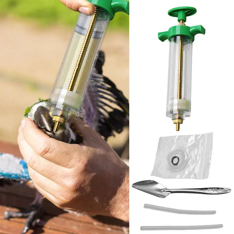 Manual Parrot Milk Feeding Syringe Baby Birds Feeding Injector Kit With Soft Hose And Spoons For Pigeons, Rodents Pet Supplies - zdjęcie 1