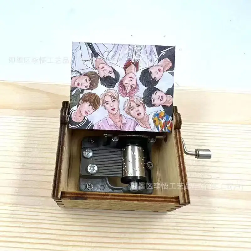 Wooden Hand Cranked Music Box, Unable To Help But Miss Past Friendships, Christmas, and Friends' Birthday Gifts