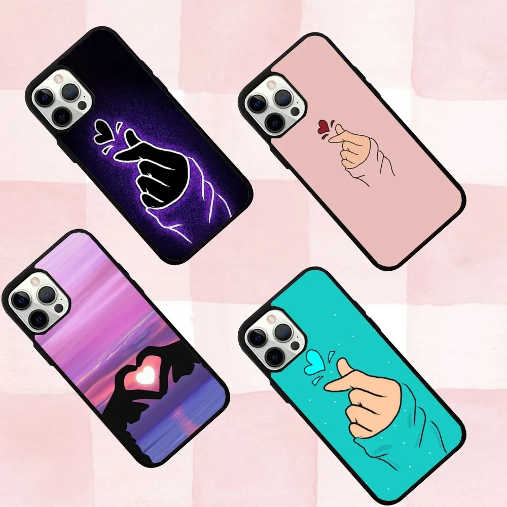 

Cute Love Heart Phone Case For IPhone 16,se4,15,Pro,Max,Case 14,Plus,13,12,11 Magesafe Magnetic Wireless Charge Cover