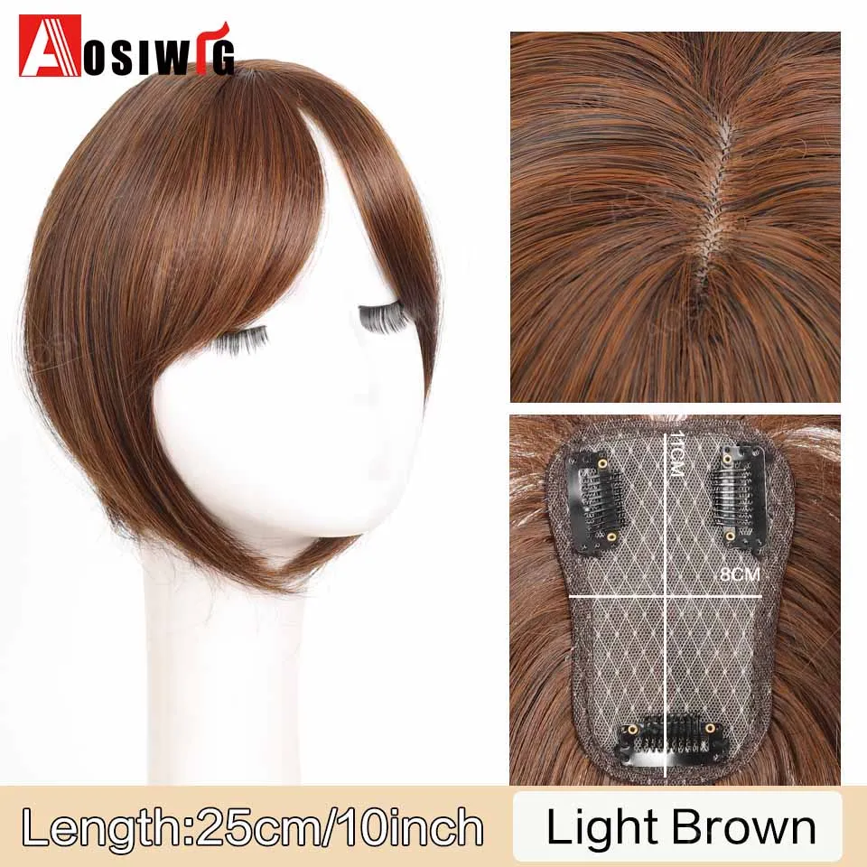 ロングストレートヘアピース  40~45cm ロングストレートトッパーヘアピース前髪見えないシームレスクリップ