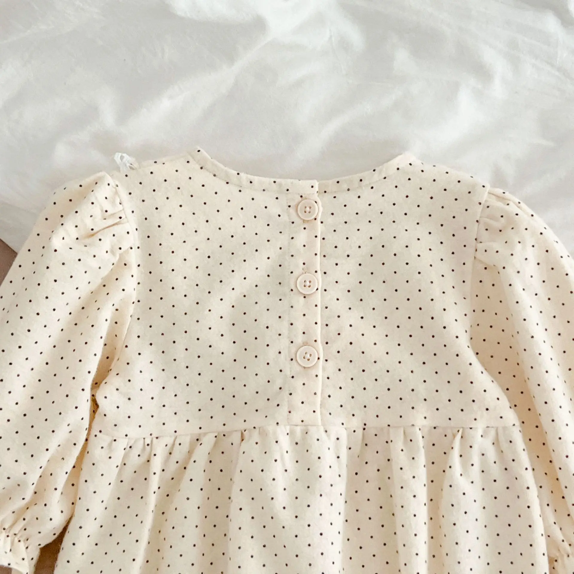 Neue Weihnachten Kleinkind Baby Mädchen Strampler Lange Ärmel Grid Strampler Herbst Neugeborenen 0-24M Spleißen Infant Baby mädchen Rot Overall – Detail 28
