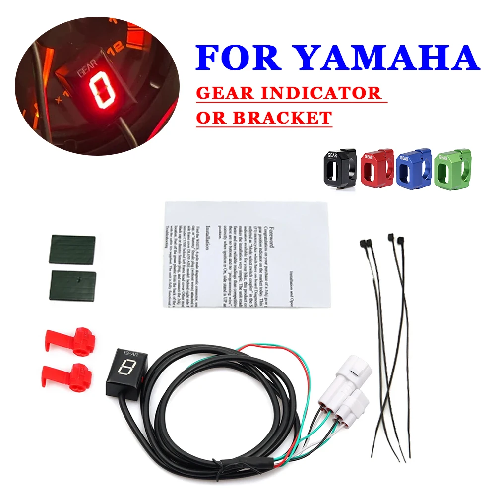 For YAMAHA Fz6 Yzf-R6 FZS 600 1000 Wr250r Xvs1100 Fjr1300 BT1100 Motorcycle Accessories Gear Indicator Speed Report Indicator