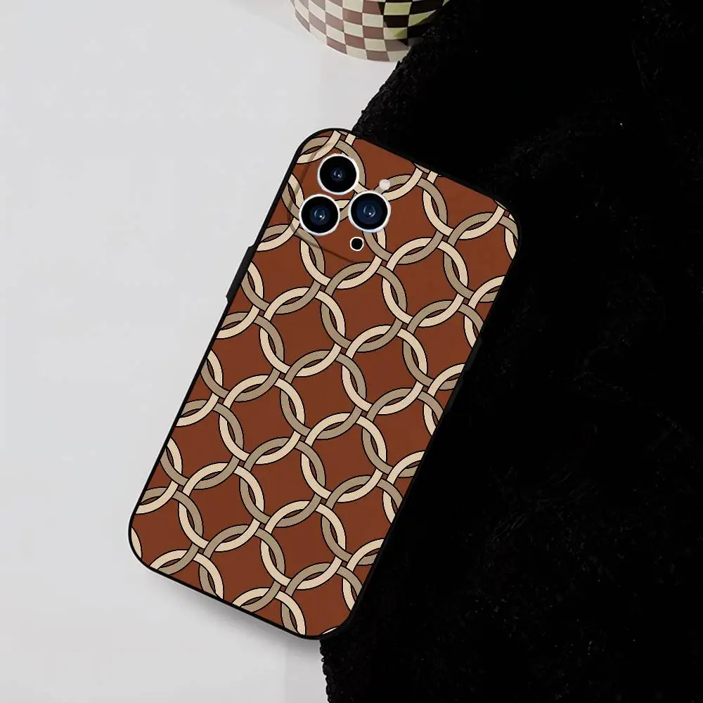 الفينيل سجلات نادي التنس البوهيمي الهندسة الحنين المشاعر جراب هاتف سيليكون لينة آيفون 16 15 14 13 12 11 زائد برو ماكس زائد