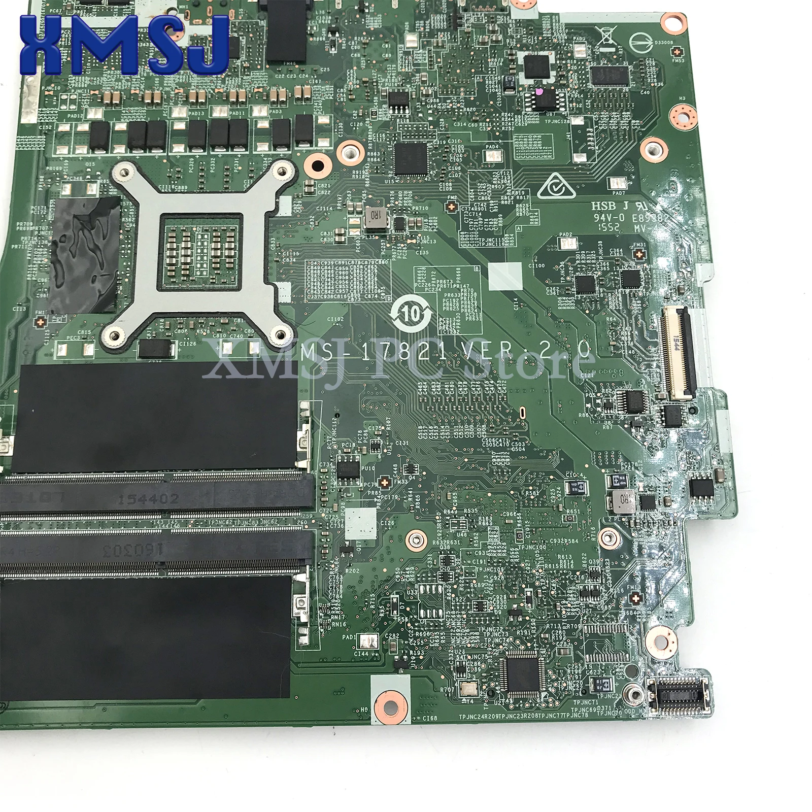 Imagem -05 - Placa-mãe Portátil para Msi Gt72 6qd Gt72s 6qe Ms1782 Ms-17821 I76700hq Cpu 100 Trabalho