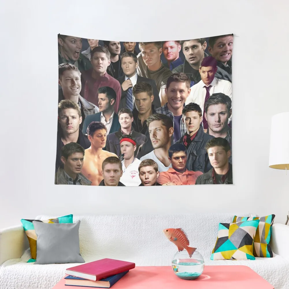 Dean Winchester Collage Tapestry Room Design Room Decorating Aesthetic Tapestry