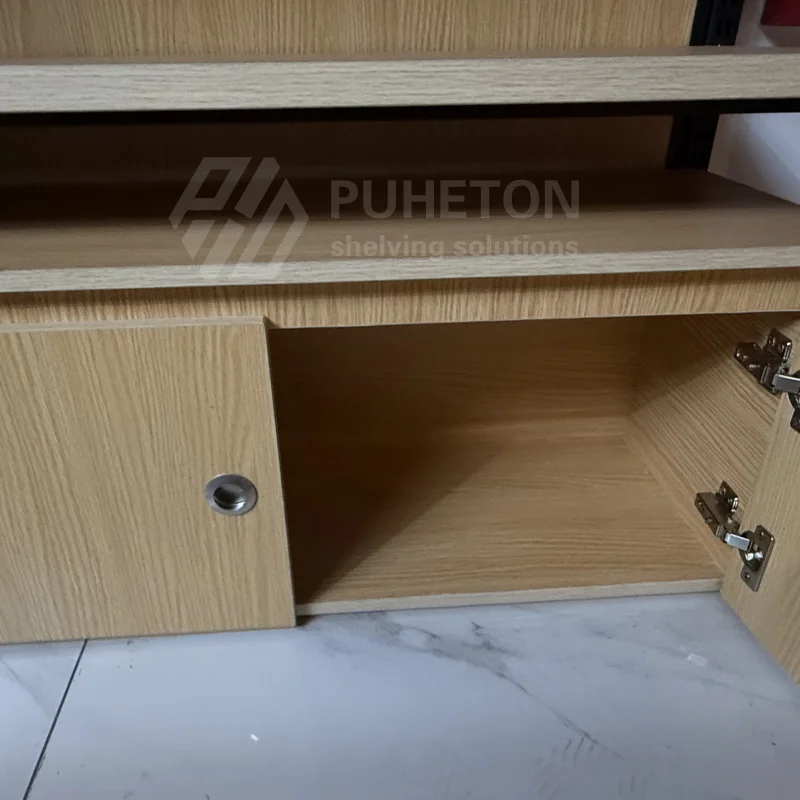 custom.Single-Sided Lightweight Metallic Display Stand Light Duty Cosmetic Cabinet Mother and Shops