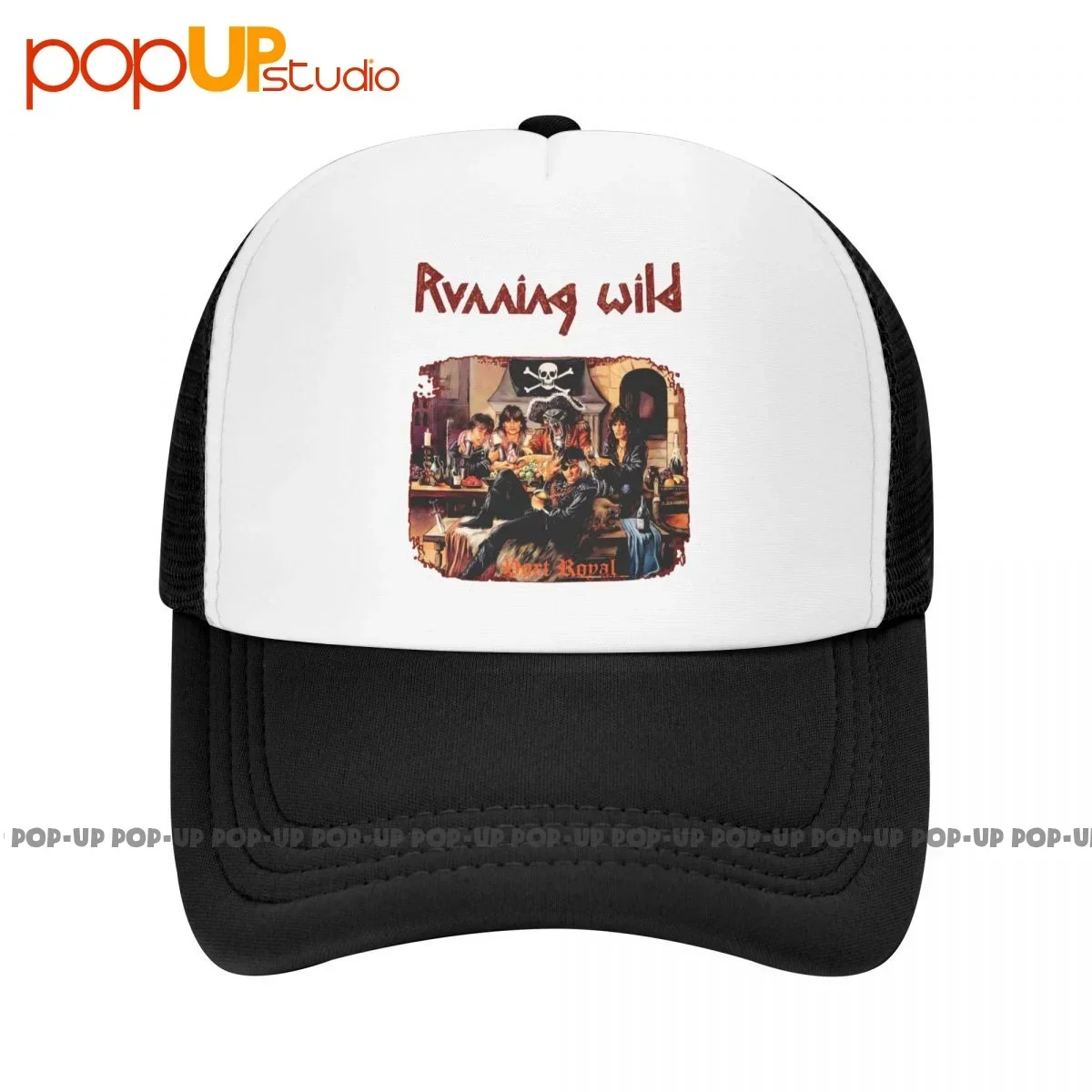 Running Wild Port Royal Heavy Metal Band Helloween Baseball Cap Trucker Hats Breathable Sunscreen Vintage Comfortable Sports