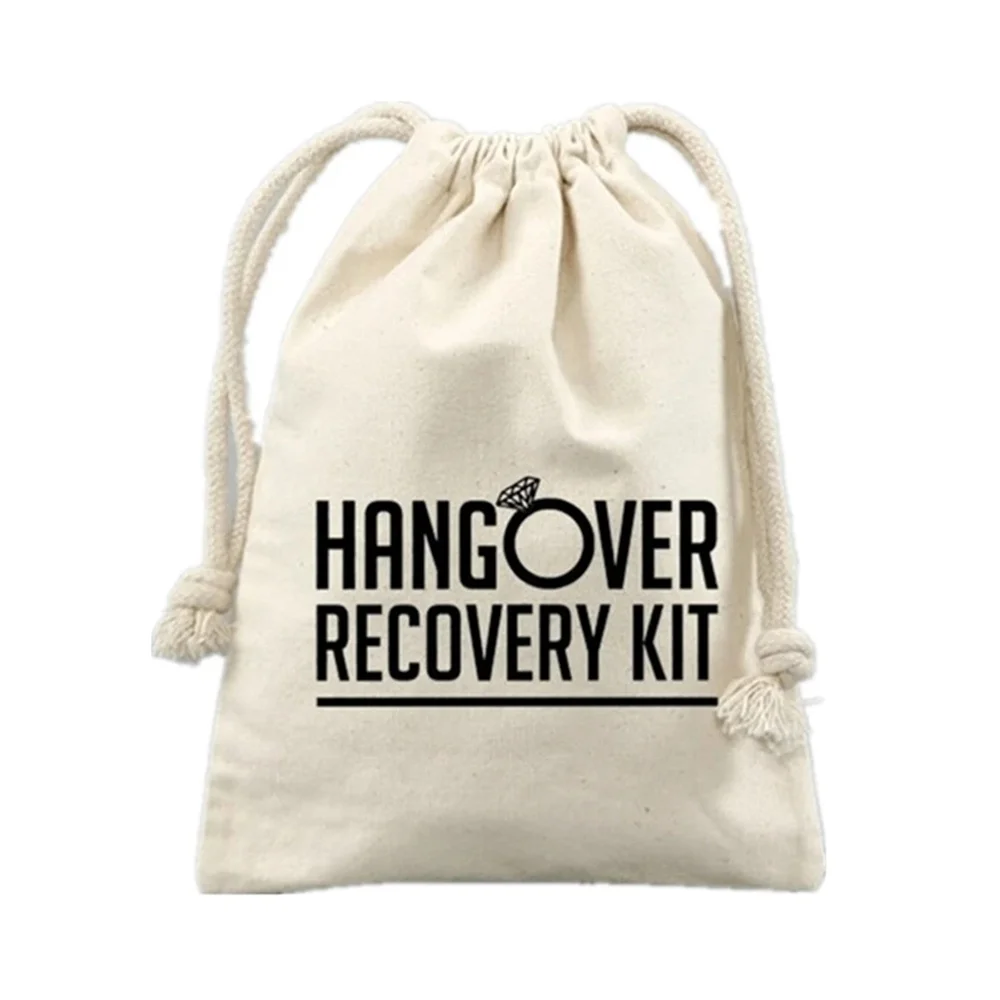 

20pcs Personalize Drawstring Bag Bachelorette Party Favor, Survival Kit Birthday Favor Custom Hangovers Last a Day Memories Last