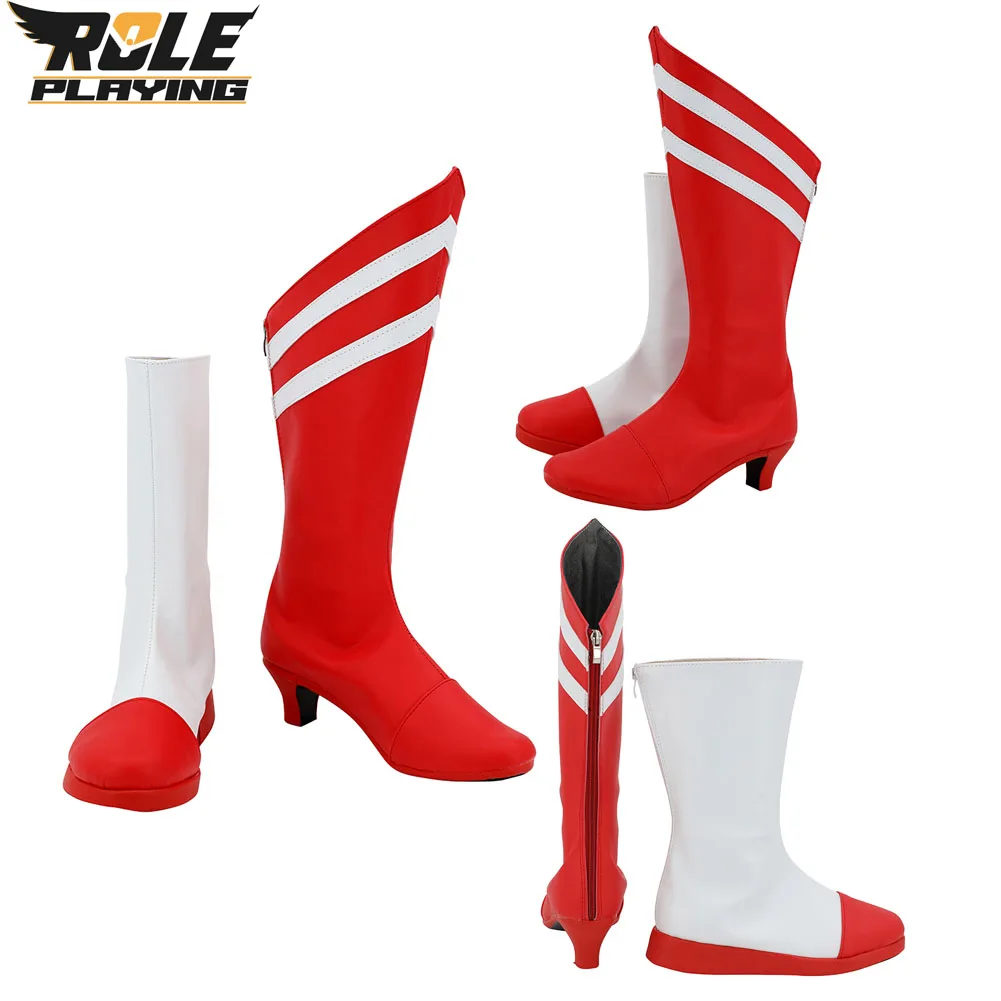 Cherri Bombs-zapatos de Cosplay para mujer, botas, calzado de fantasía, disfraz de Anime Hell Hotel, accesorio para Halloween, Carnaval, hecho a medida