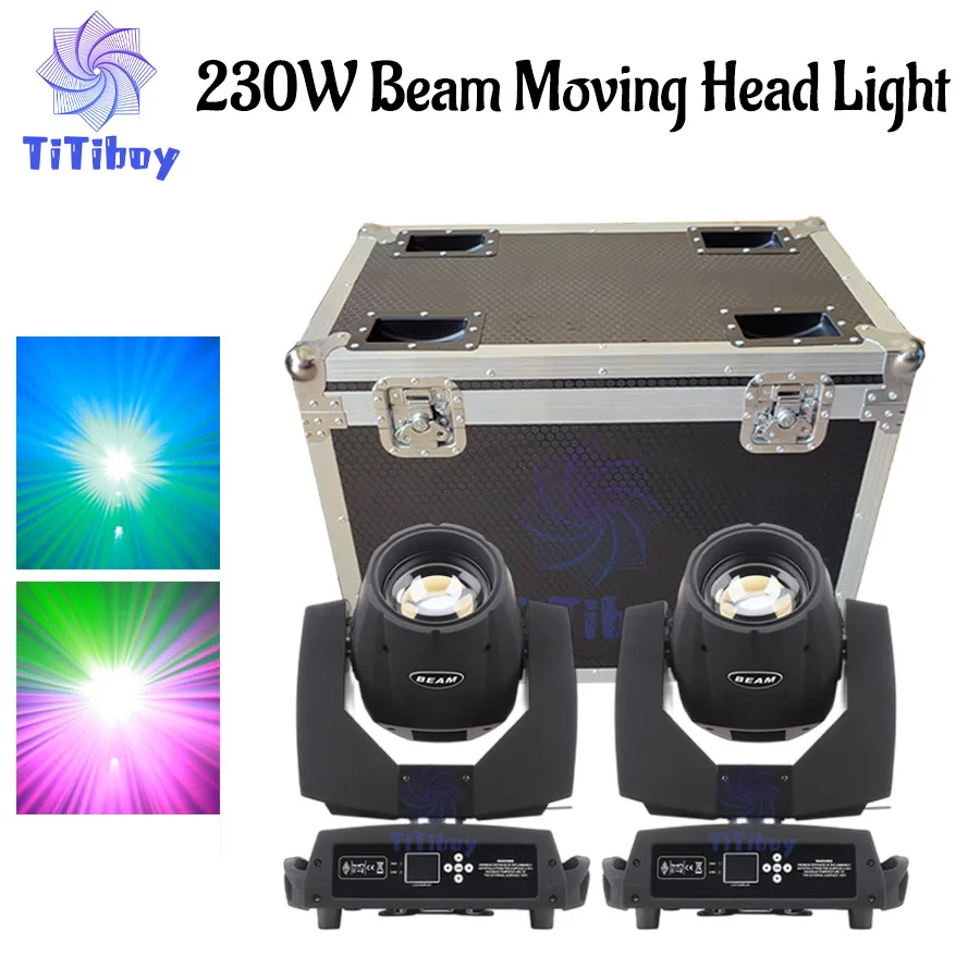 

0 Tax 2Pcs Beam 230W 7R Moving Head Light With Flight Case DJ Moving Key Model Beam 7r Sharpy Stage Disco Flycase Nightclub