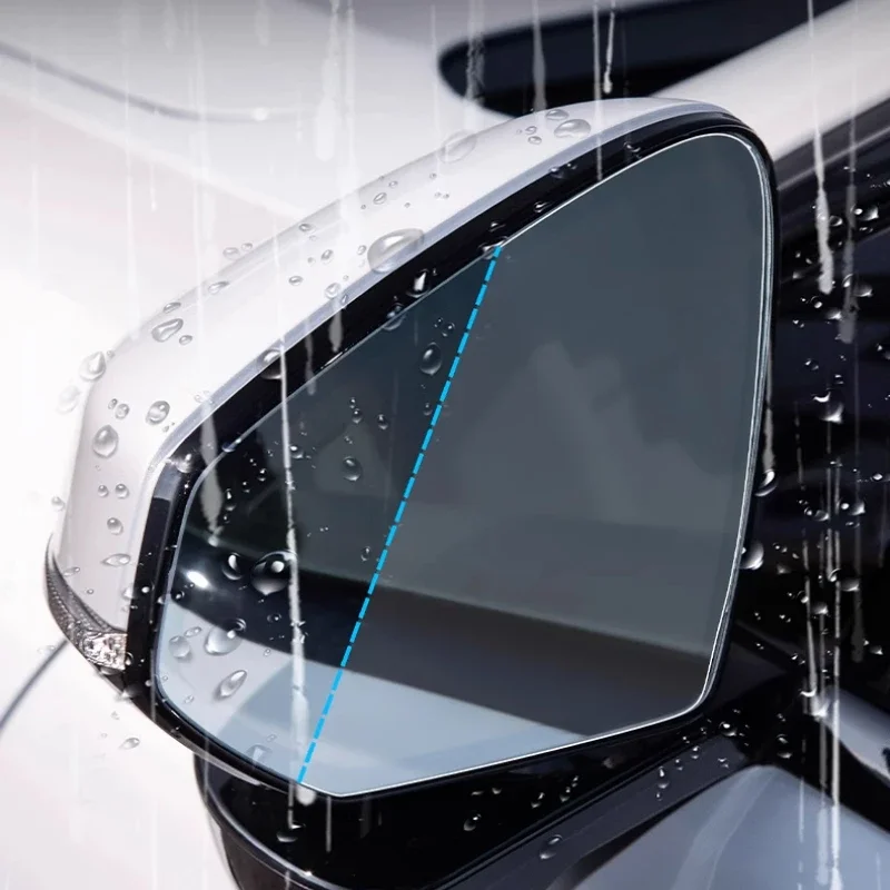 For Polestar 4 Special High Definition Rearview Mirror Rain Film Rainproof Anti-glare Film Decoration Modification Accessories
