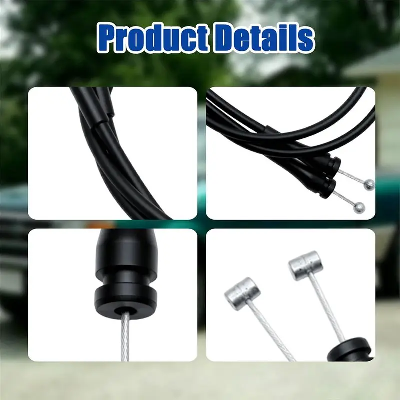 AB56-For Ford Ranger 1993-2003 2005-2011 Door Latch Release Cable- Front Left& Right 2PCS F37Z10221A00A