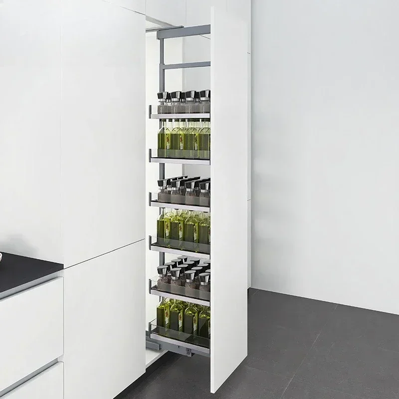 Aluminum alloy high cabinet basket cabinet, seasoning basket high and deep linkage basket
