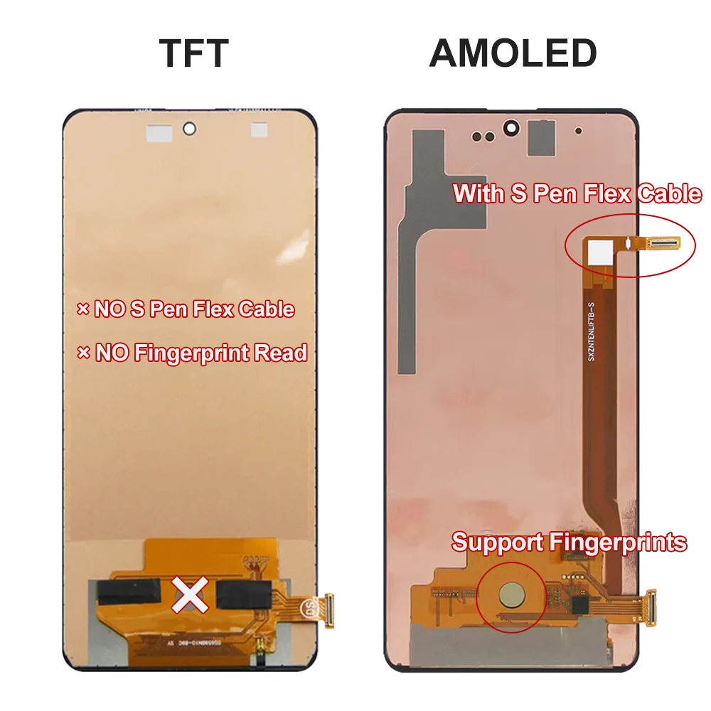 AMOLED LCD with Frame for Samsung Galaxy Note10 Lite N770F N770F/DS LCD Dispaly Touch Screen Digitizer for Samsung Note 10 Lite