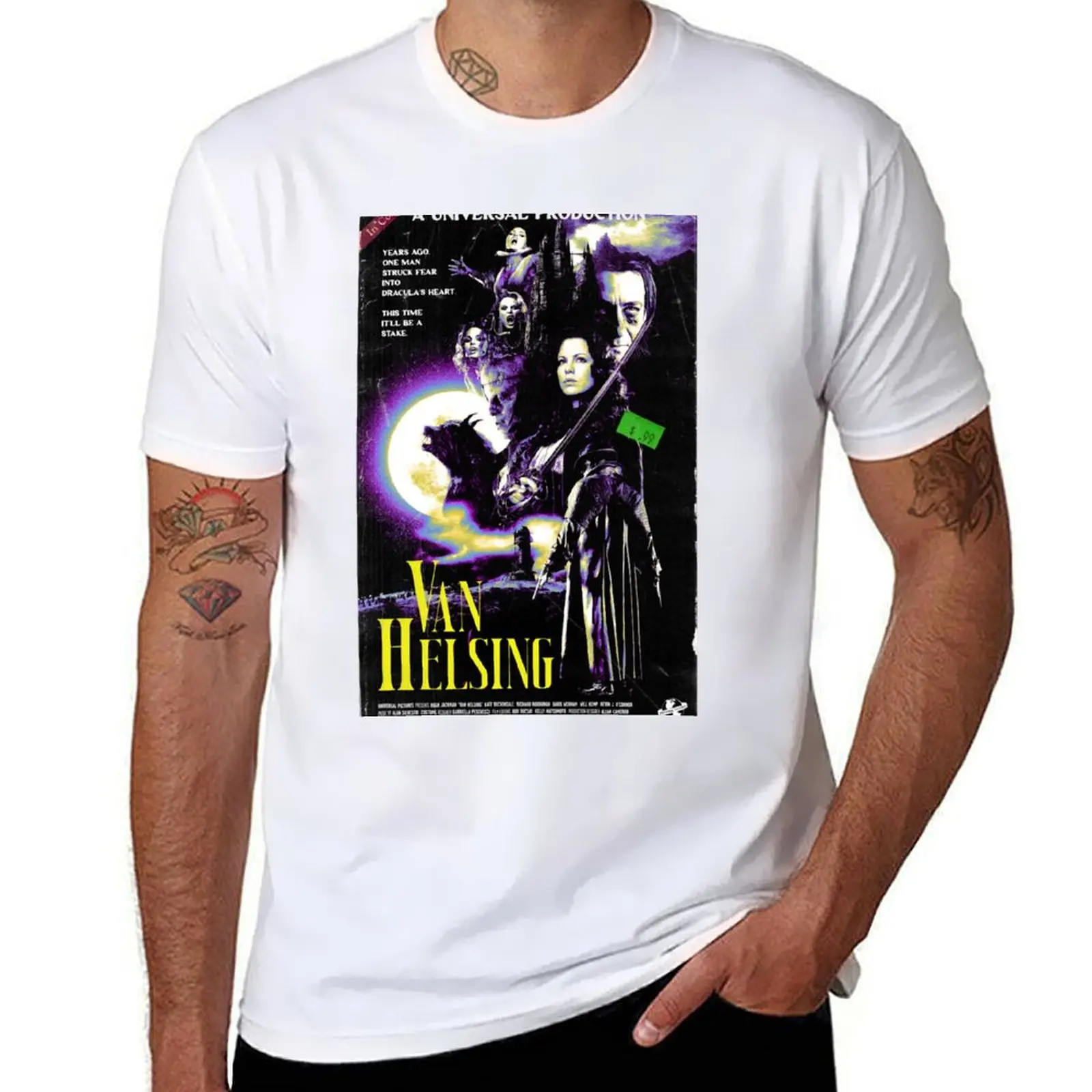

Helsing for man for graphic t Van man shirts t tees printed shirts Movie T-Shirt Poster